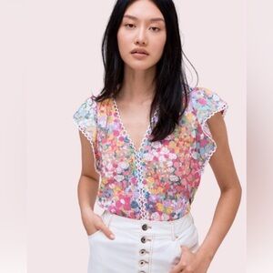 Kate spade floral shirt